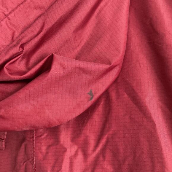 LL Bean Anorak Jacket Mens XL Full Zip Red Lightweight Rain Coat Windbreaker - Picture 10 of 12